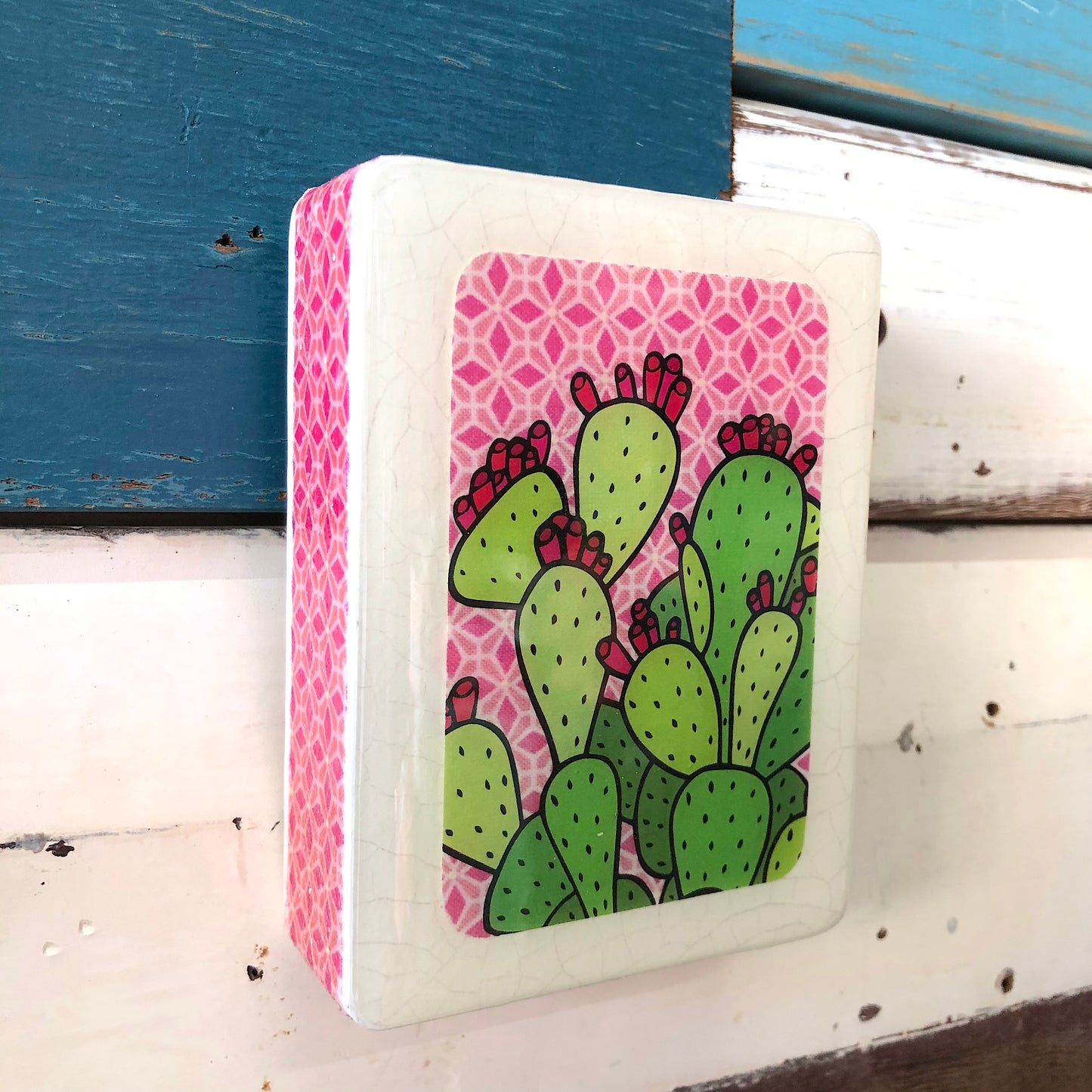 Mini Woodblock - Cactus Juice