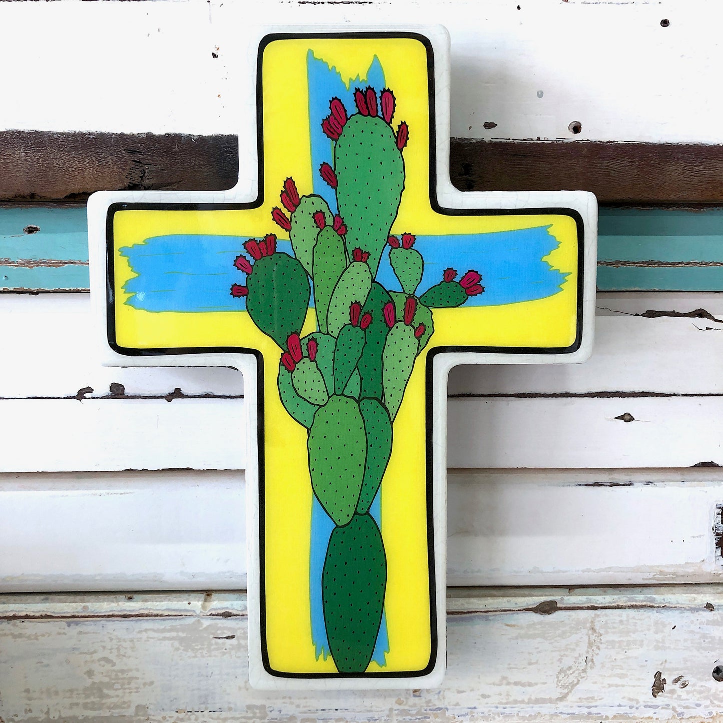 Prickly Pear Pop Cross - Large