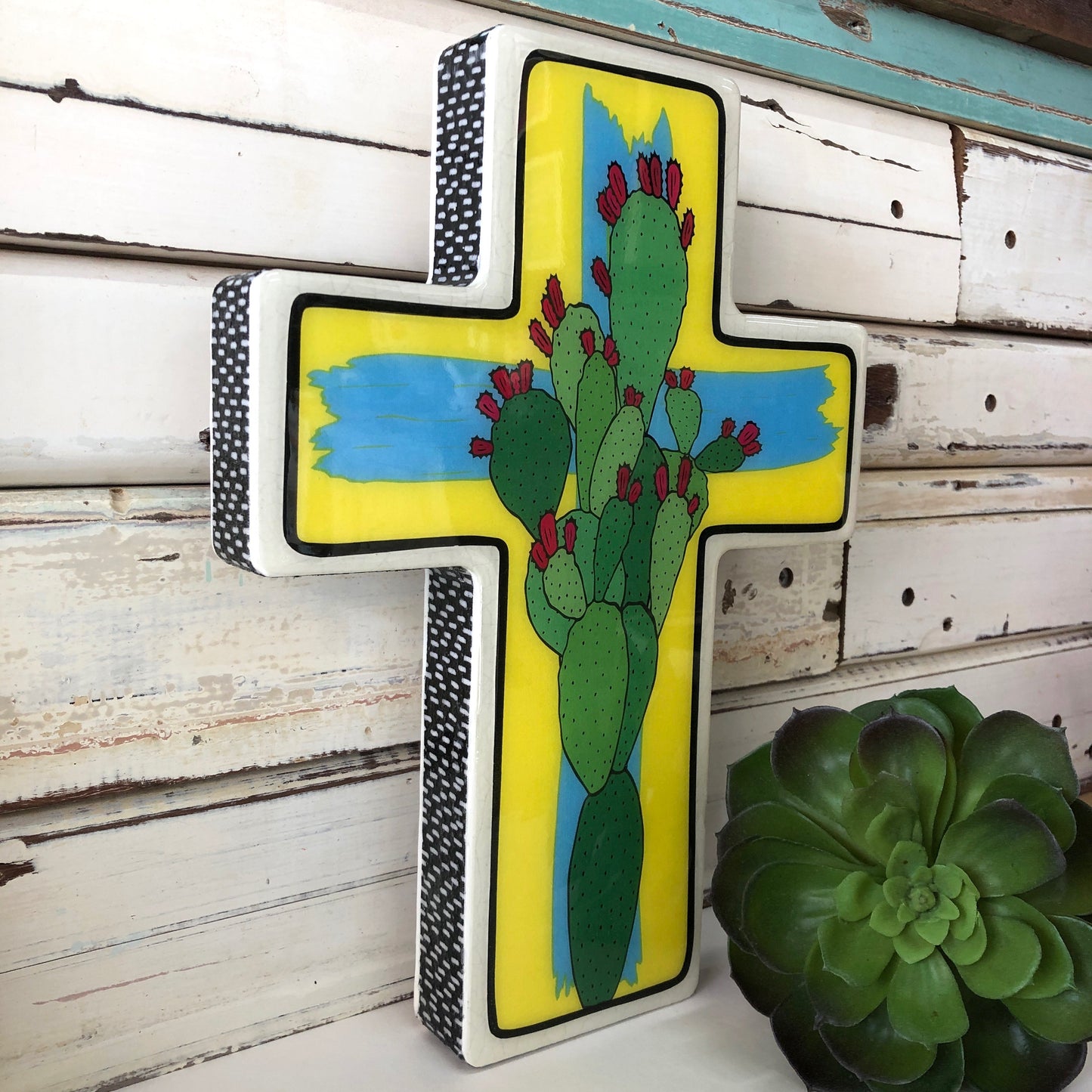 Prickly Pear Pop Cross - Large