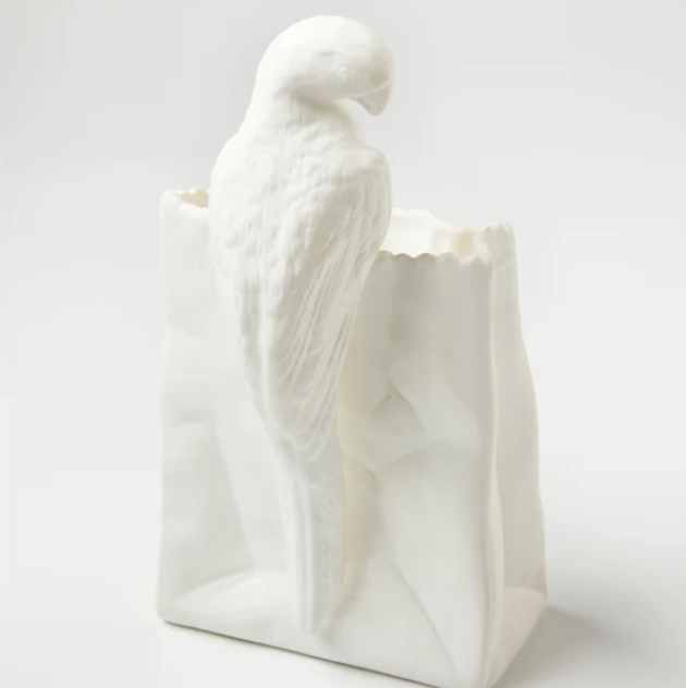 JONES AND CO FINE BONE CHINA PARROT