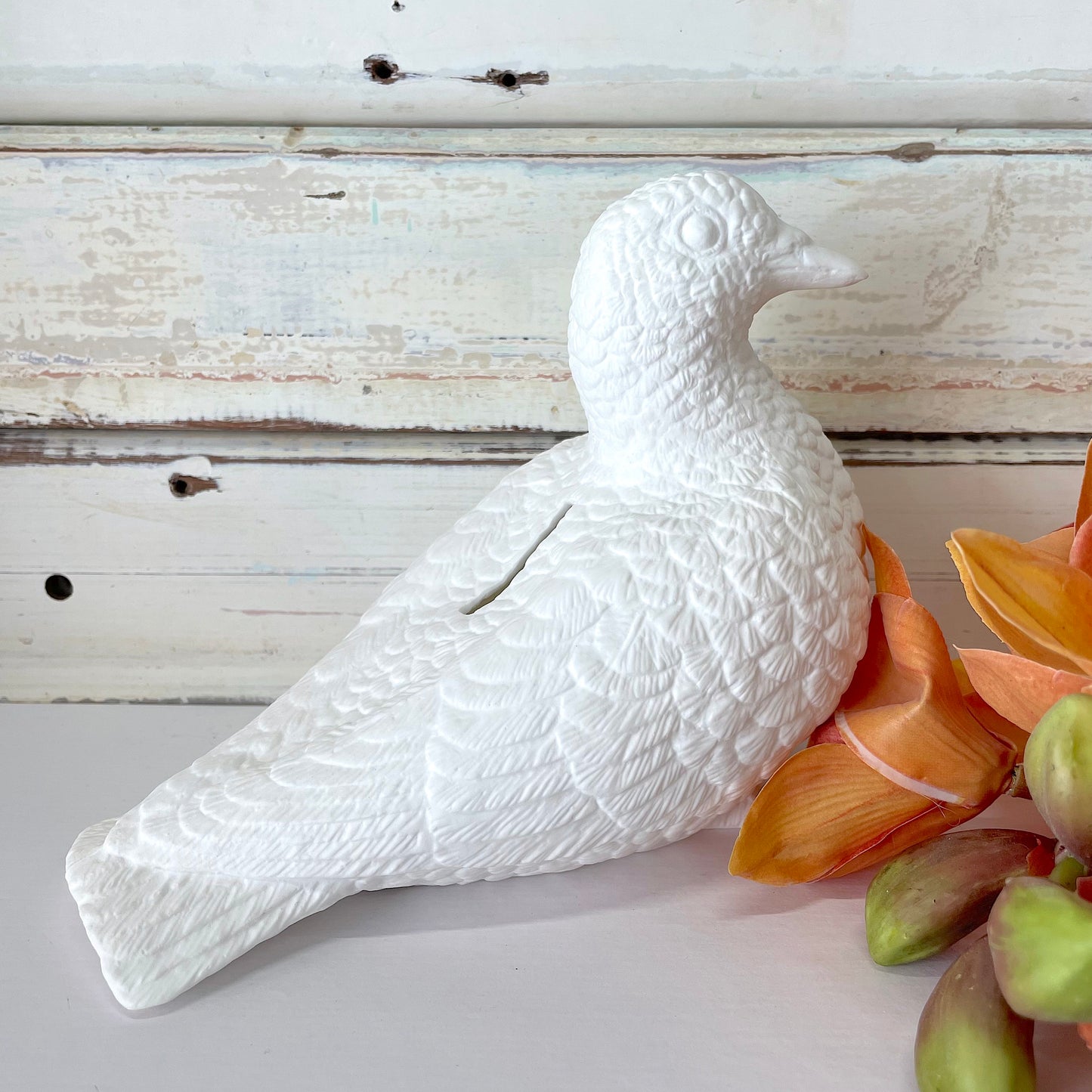 JONES AND CO FNE BONE CHINA BIRD MONEY BOX