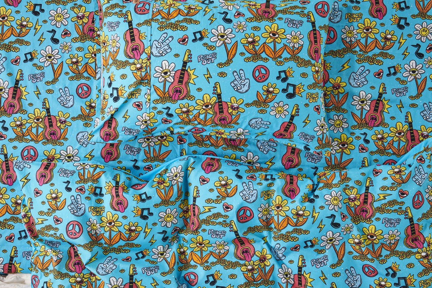 Peace Out Flat Sheet ~ON SALE! SAVE 40%