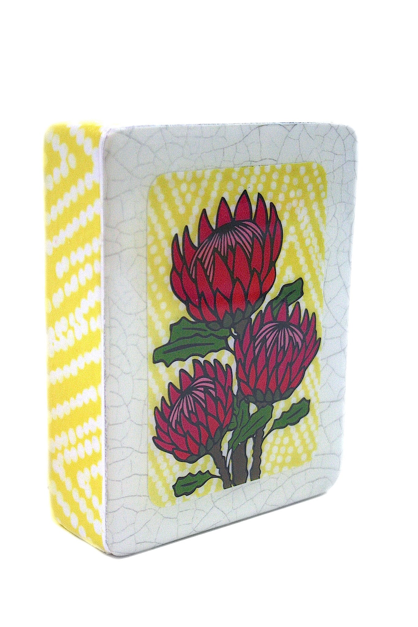 Mini Woodblock - Protea Bloom