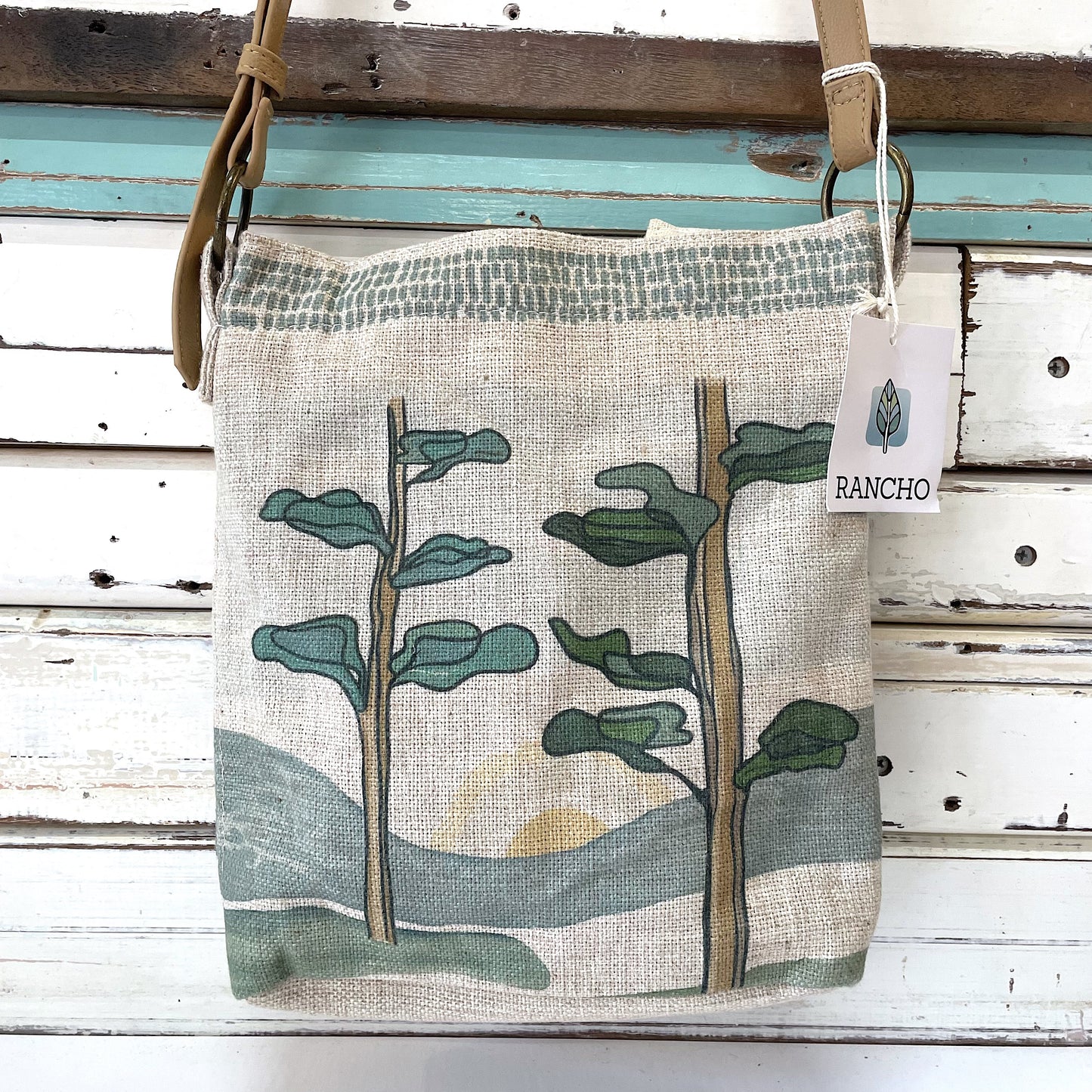 RANCHO DESIGN Linen Trees Bag