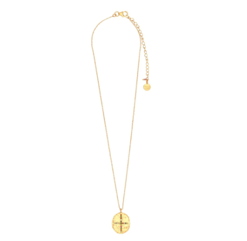 Tourmaline Cross Necklace