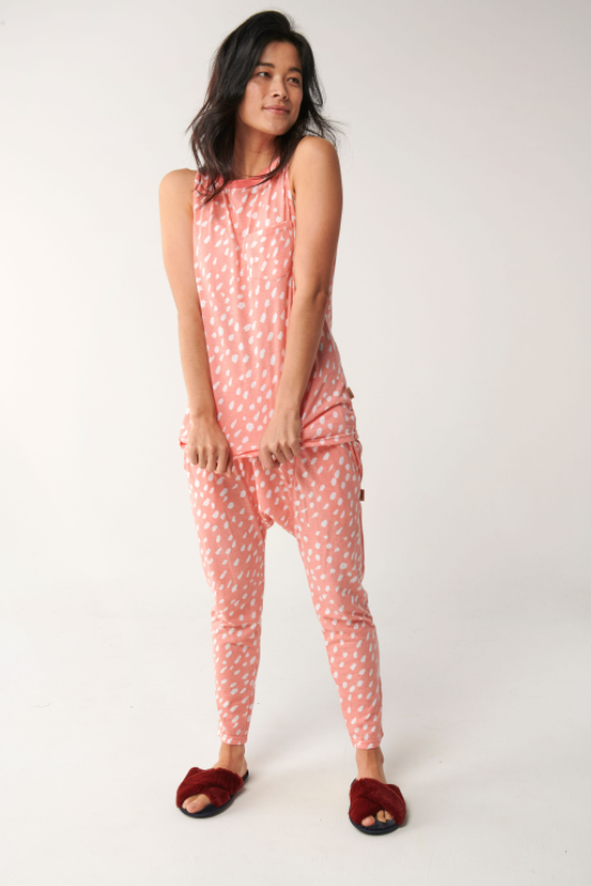 Speckle Pink Drop Crotch Pant - WAS $59.00 ~ NOW $35.40