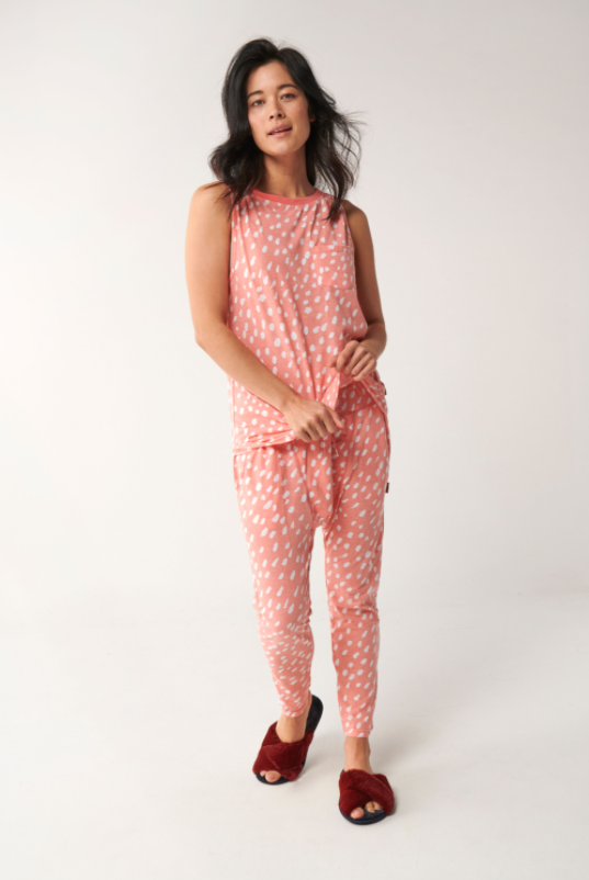 Speckle Pink Drop Crotch Pant - WAS $59.00 ~ NOW $35.40