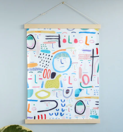 Tea Towel Frame - Brunette Hardwood