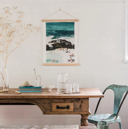 Tea Towel Frame - Brunette Hardwood
