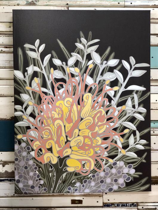 Wild Grevillea Canvas