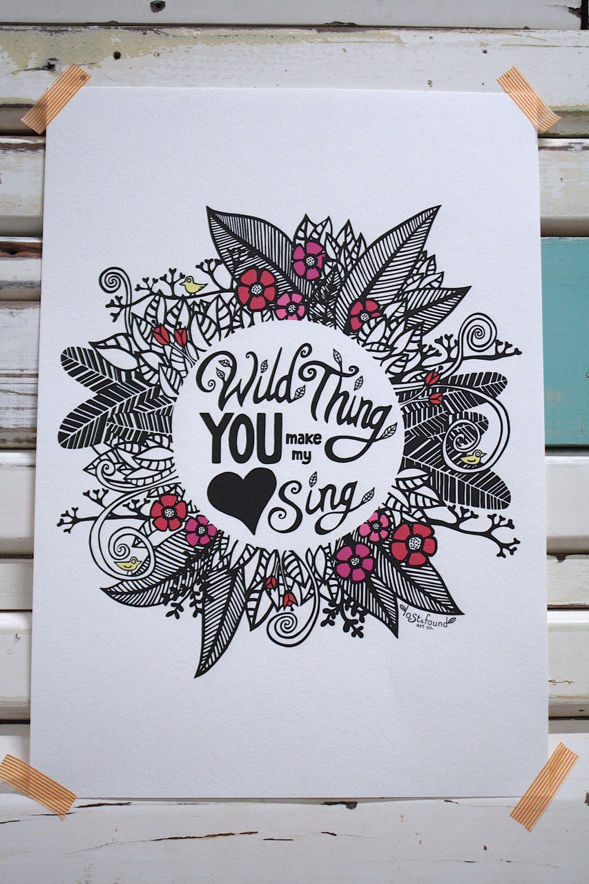 Wild Thing Mandala A3 Print