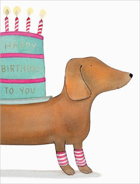 Slinky Dog  Birthday Card