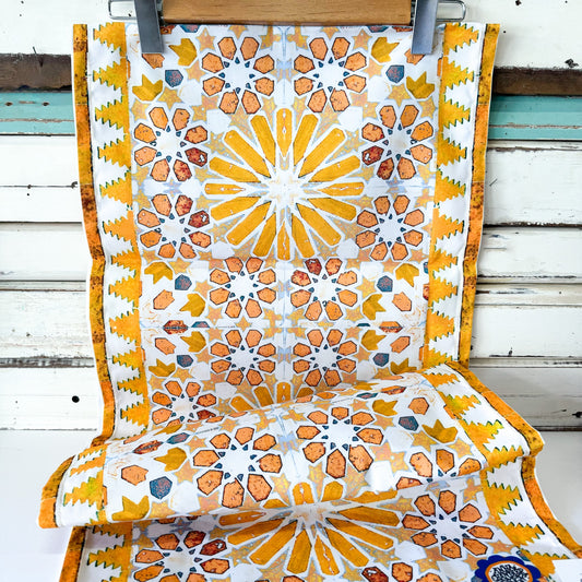 ANNA CHANDLER DESIGN Table Runner - Kasbah Tile