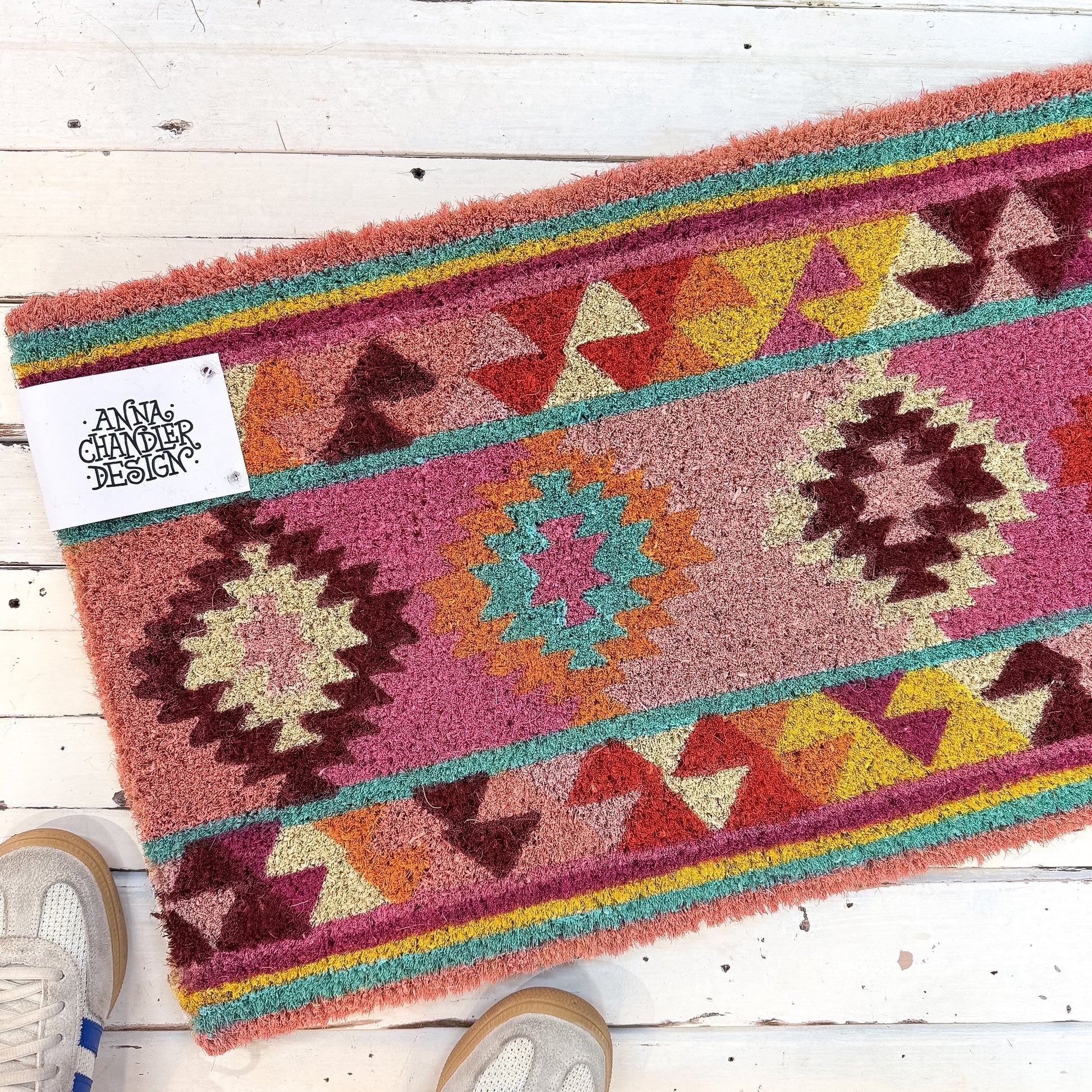 Anna Chandler Design - Doormat - Pink Carpet