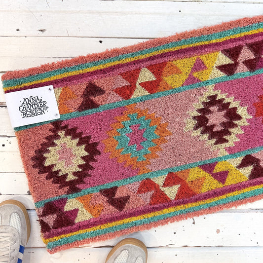 Anna Chandler Design - Doormat - Pink Carpet