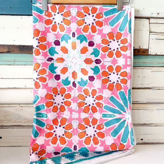 Anna Chandler Tablecloth - Morocco Pink