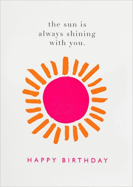 Birthday Sunshine Card