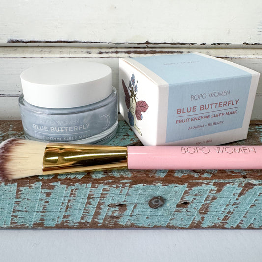 Bopo Women - Blue Butterfly Sleep Mask