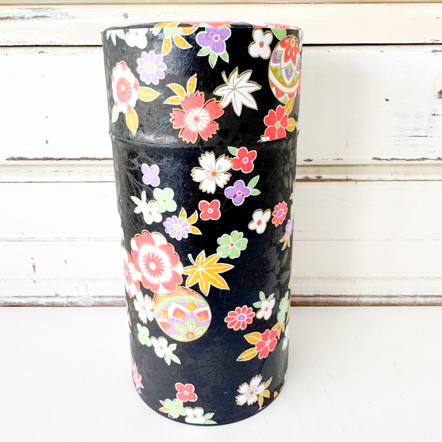 CONCEPT JAPAN  Tea Canister Hanayose Black