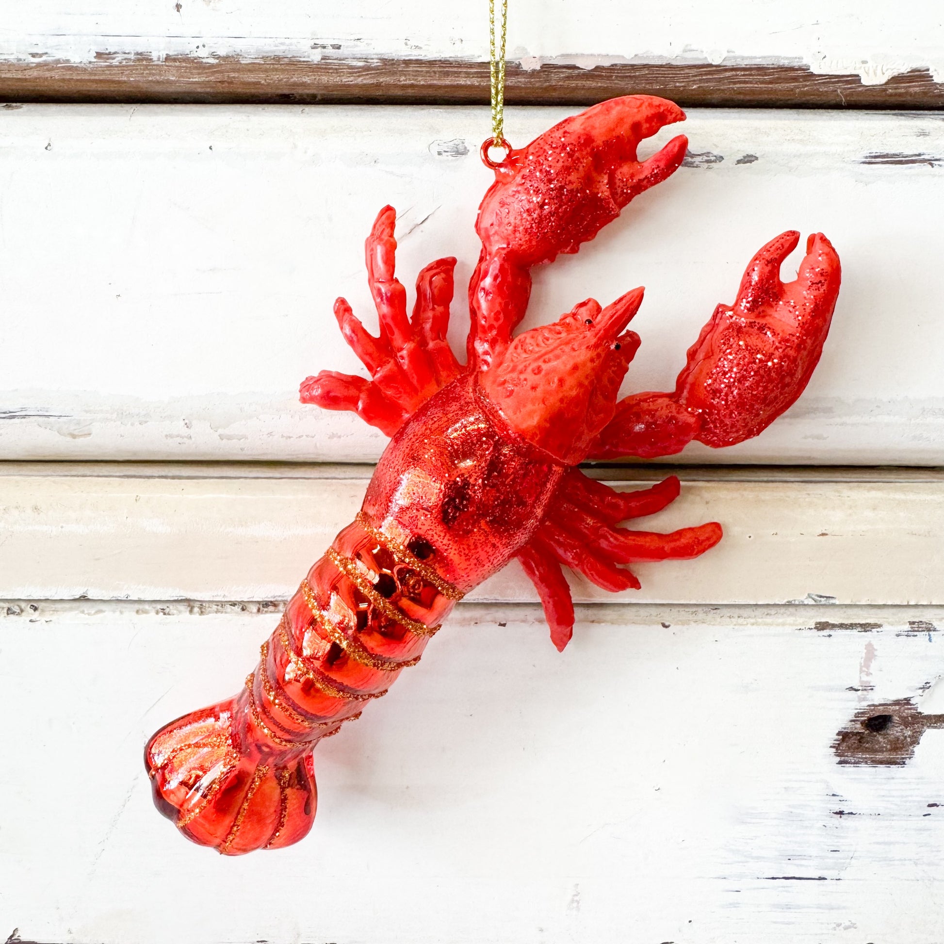 Red lobster ornament -Christmas Decorations - Lobster Decoration
