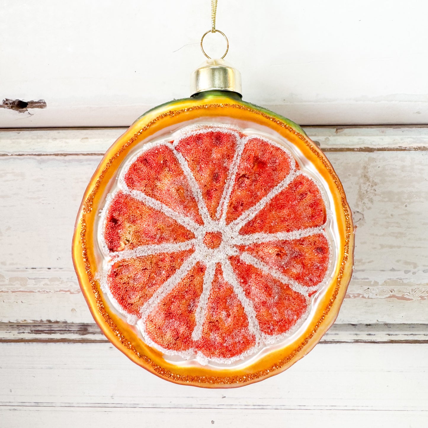 Decorative Christmas ornament - Christmas Decorations - Sugared Orange Decoration