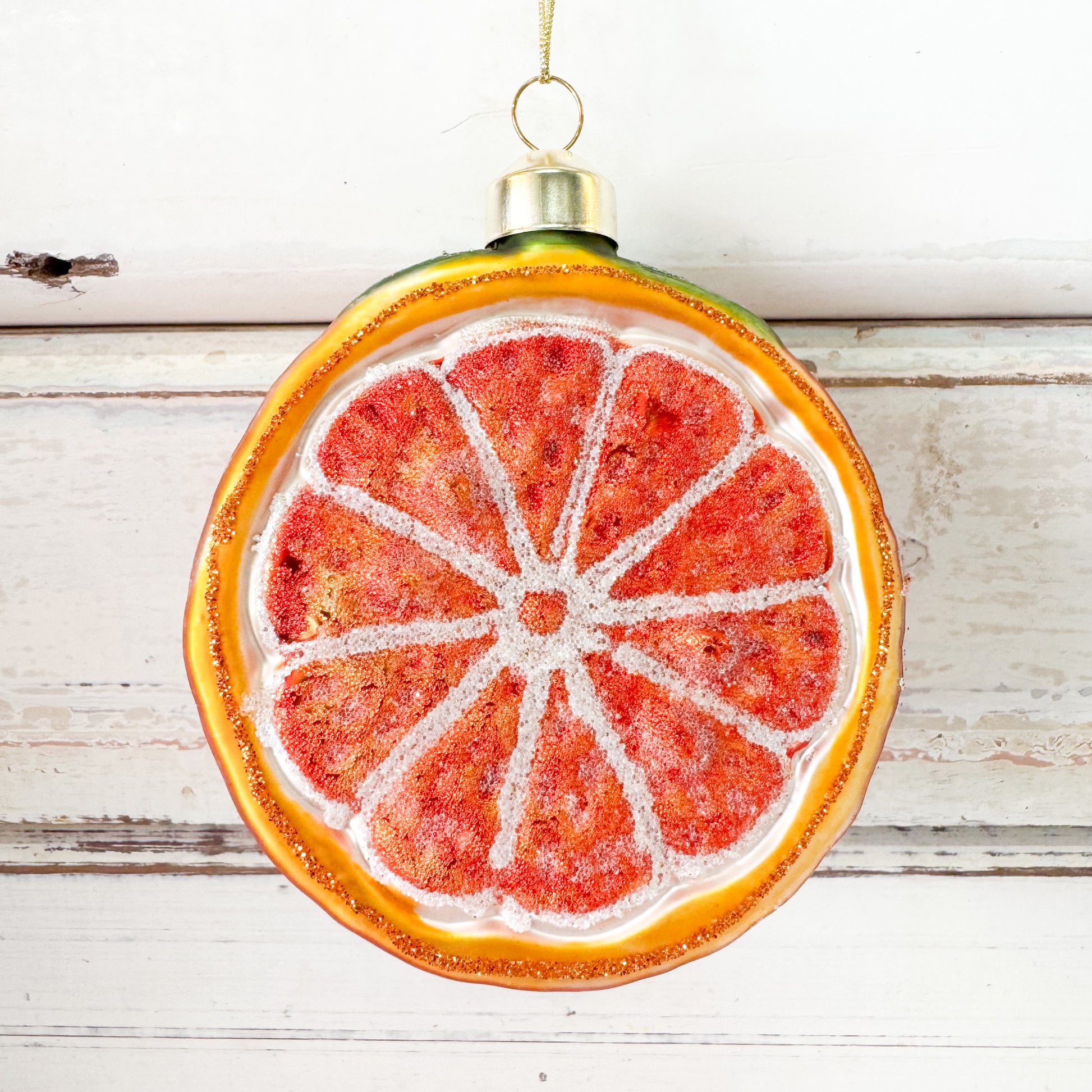 Decorative Christmas ornament - Christmas Decorations - Sugared Orange Decoration