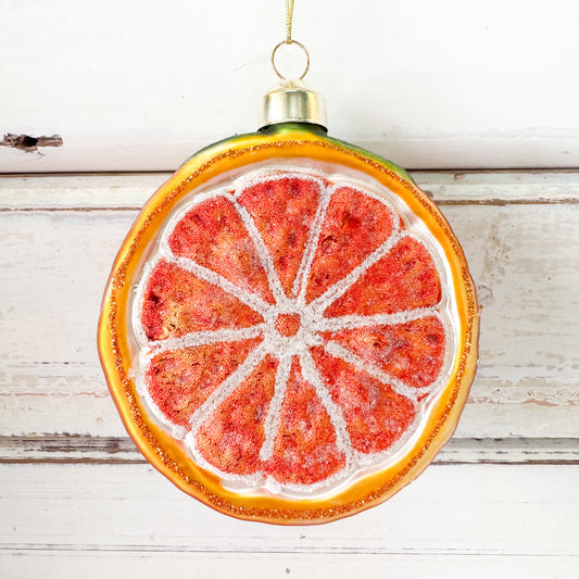 Decorative Christmas ornament - Christmas Decorations - Sugared Orange Decoration