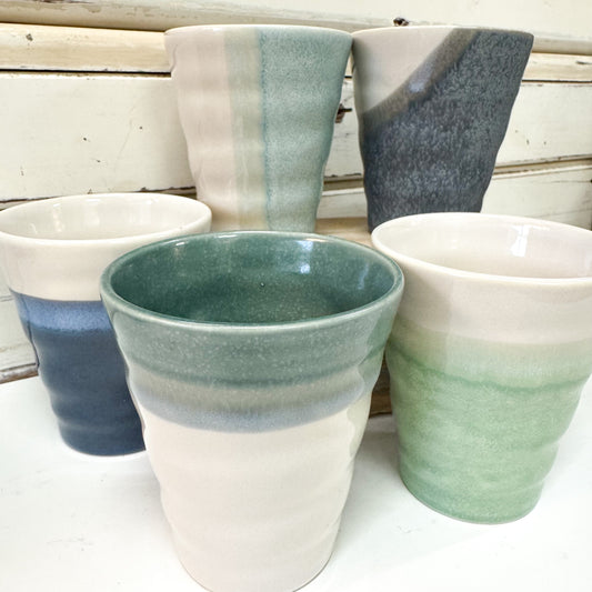 Concept Japan - Kata Set of 5 Cups. Set of ceramic cups with gradient colours 