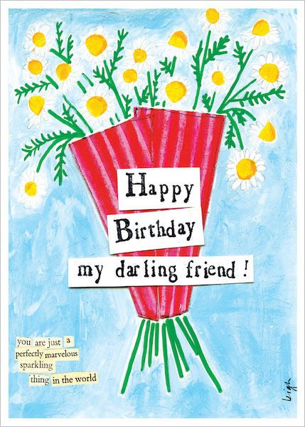 Darling Friend brithday Card