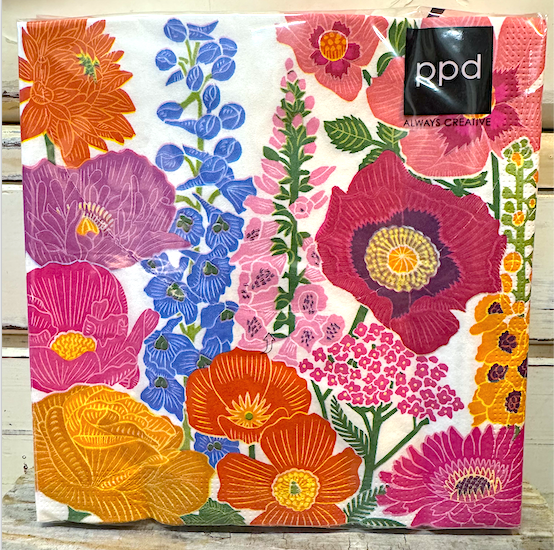 Flower Flash Paper Napkins
