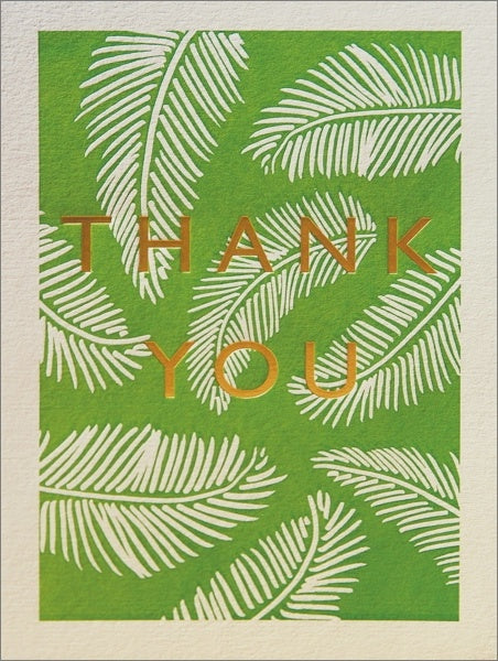 Foil Thank You Card