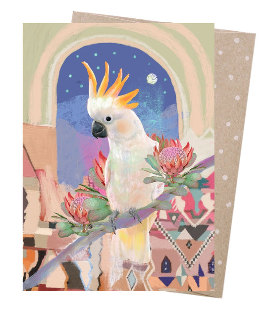 Cockatoos Bazaar Card
