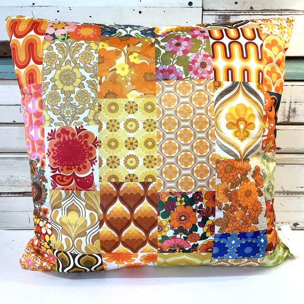 Seventies Orange Cushion 50cm