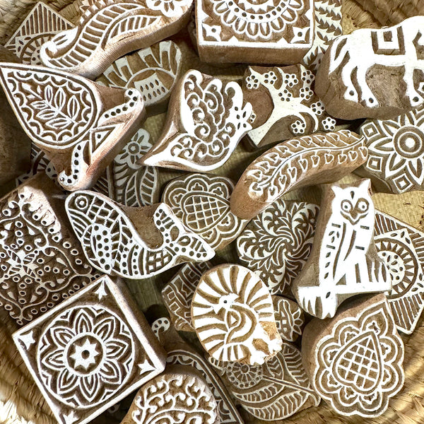 Wood Print Blocks - Assorted