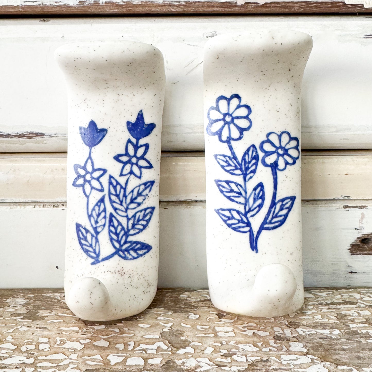 Blue Starflower Adhesive Hook
