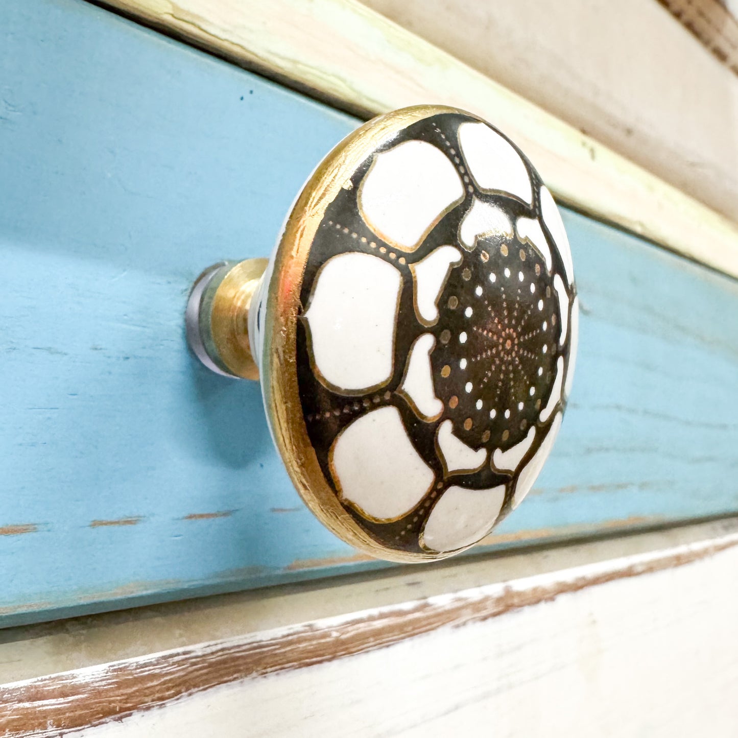 Moroccan Black Ceramic Hook