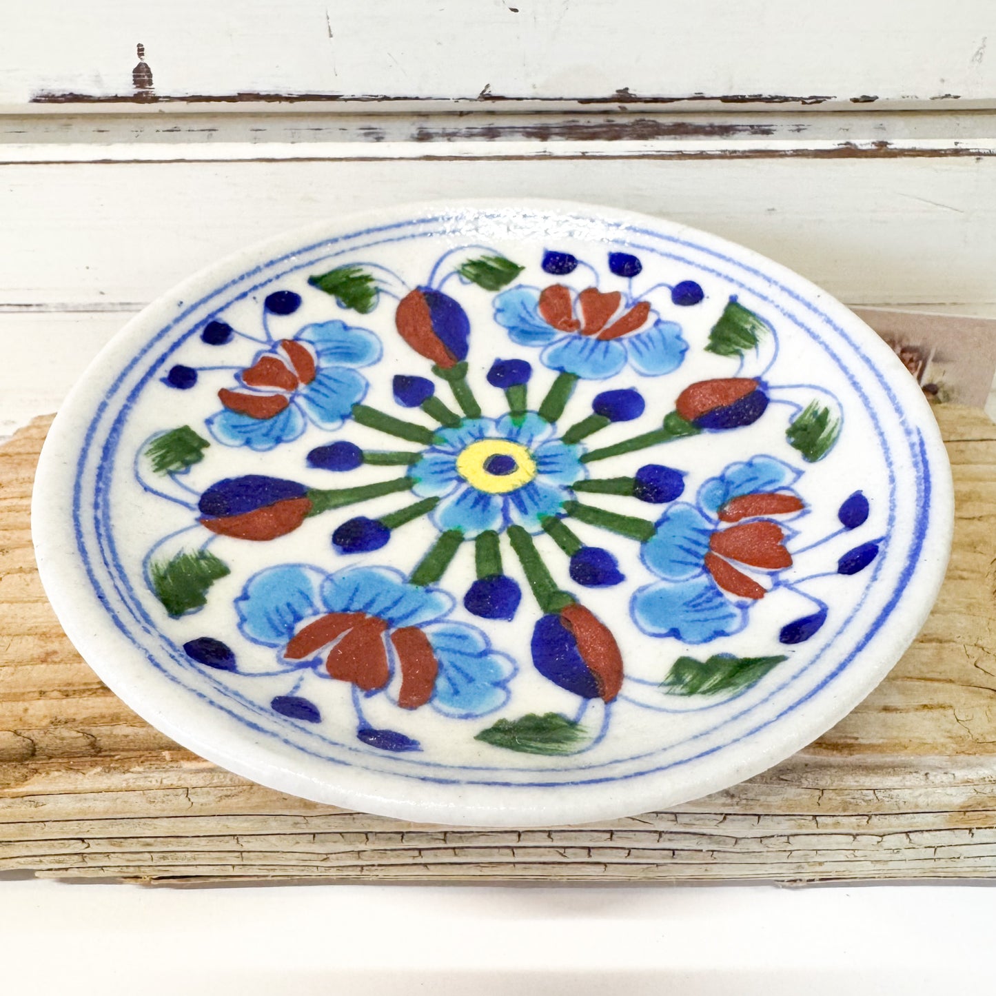 Himalayan Blue Plate 14cm