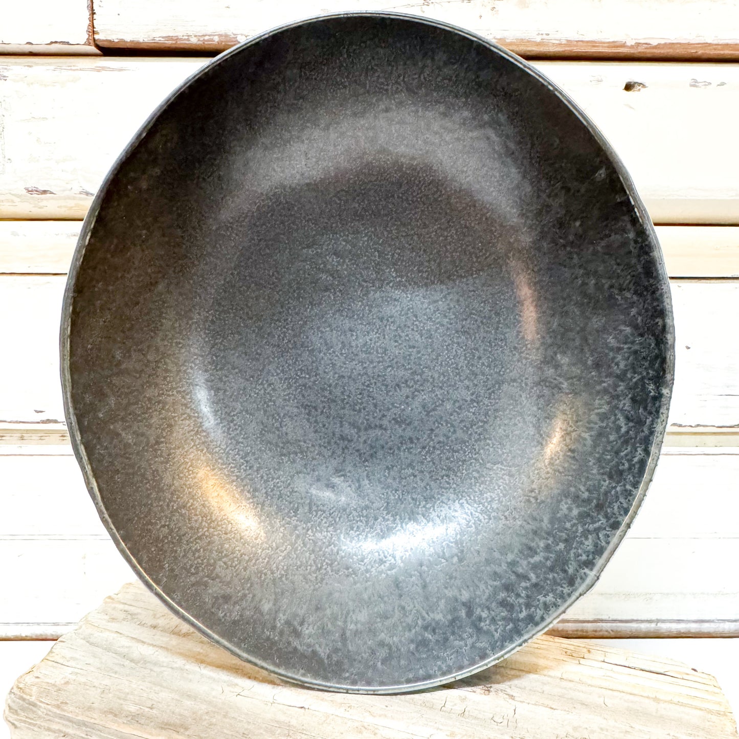 Wabisabi Black Oval Bowl