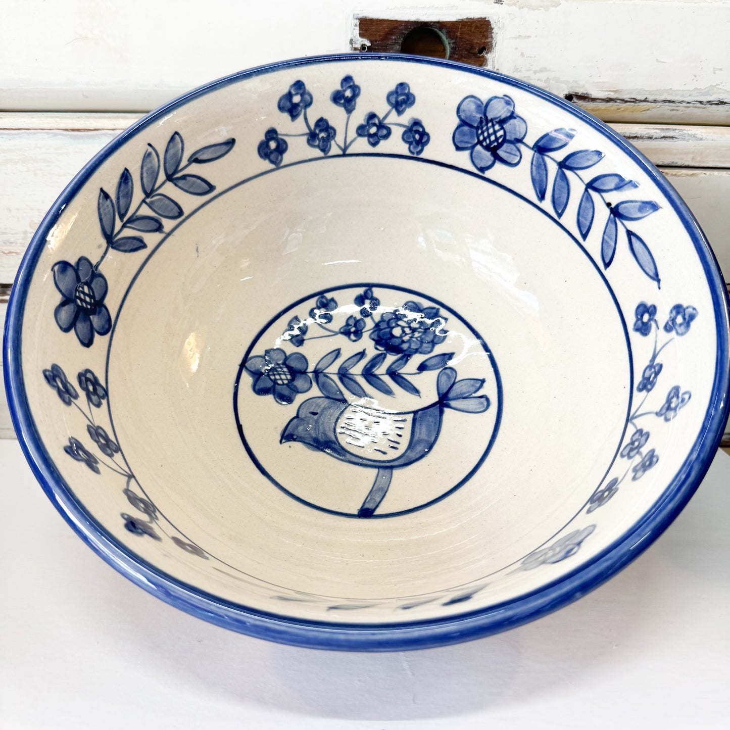 Blue Bird Salad Bowl