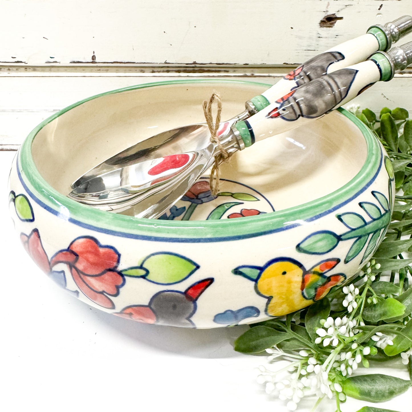 Birdie Salad Servers S/2