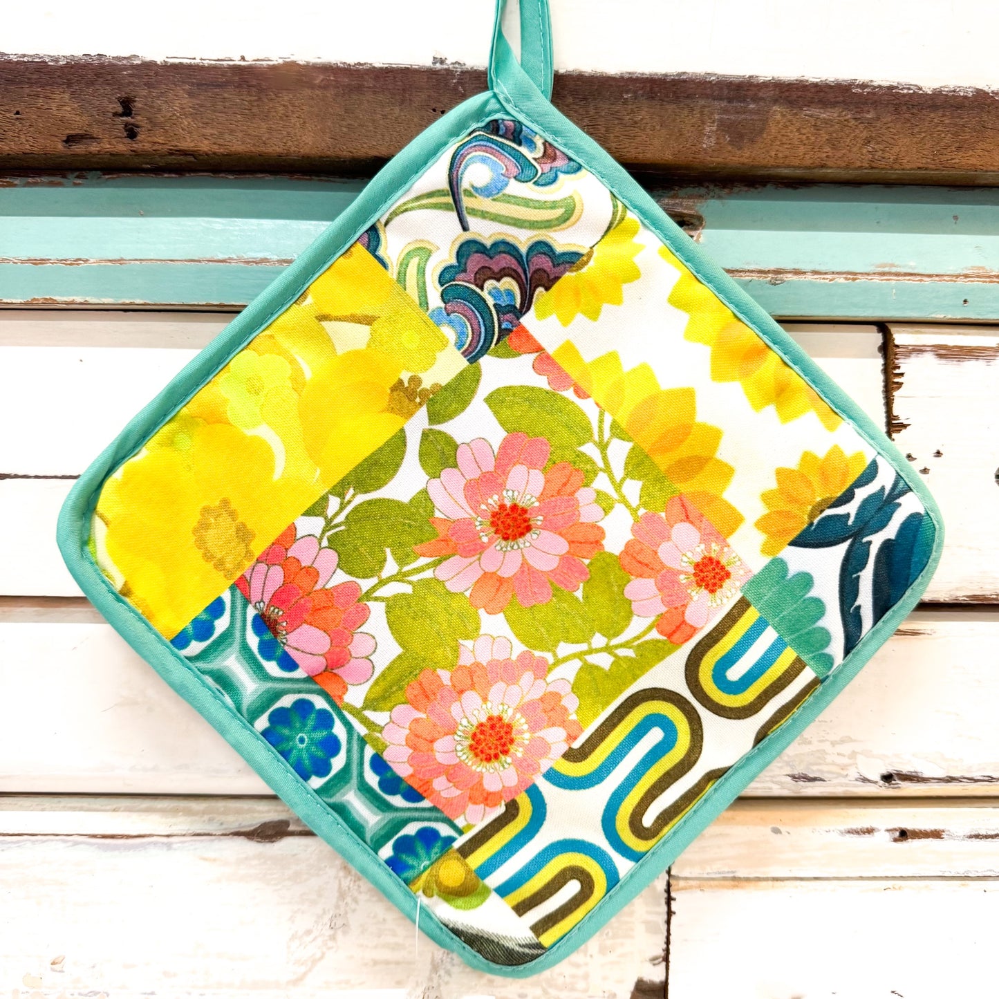 Pot Holder - Seventies Green