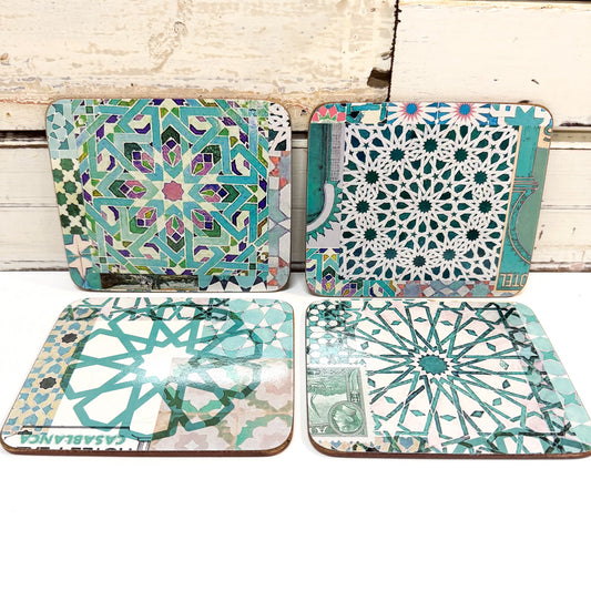 Coaster Set 4 - Casablanca