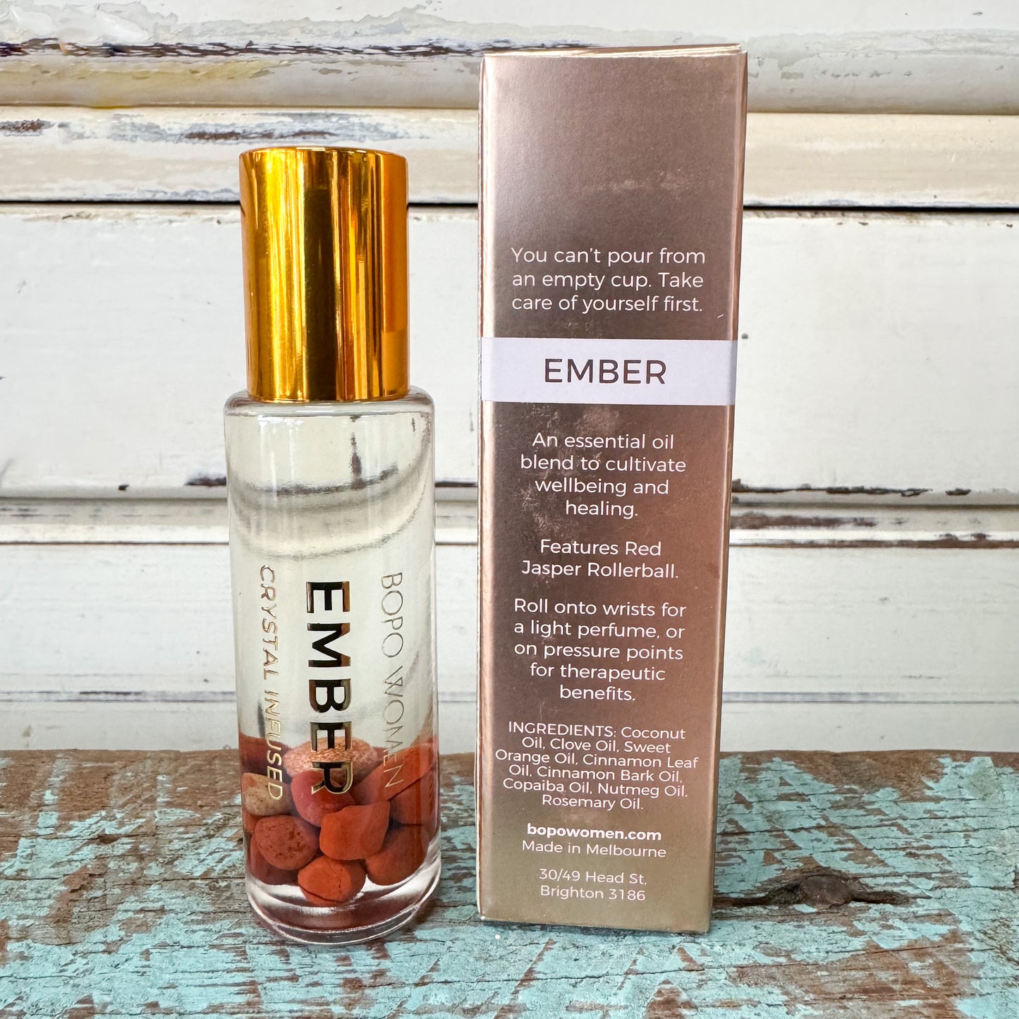 Ember Crystal Perfume Roller