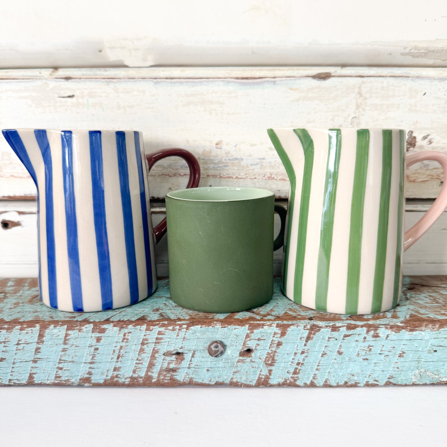 Bloomie Green Milk Jug