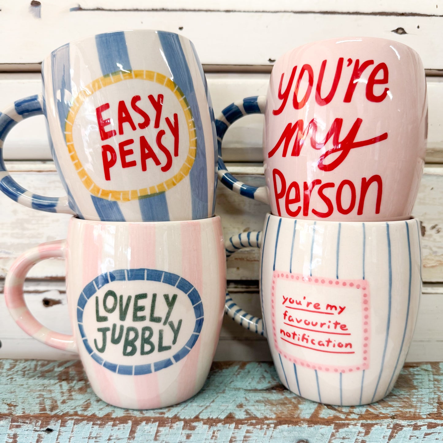 Love Notes Mug - Lovely Jubbly