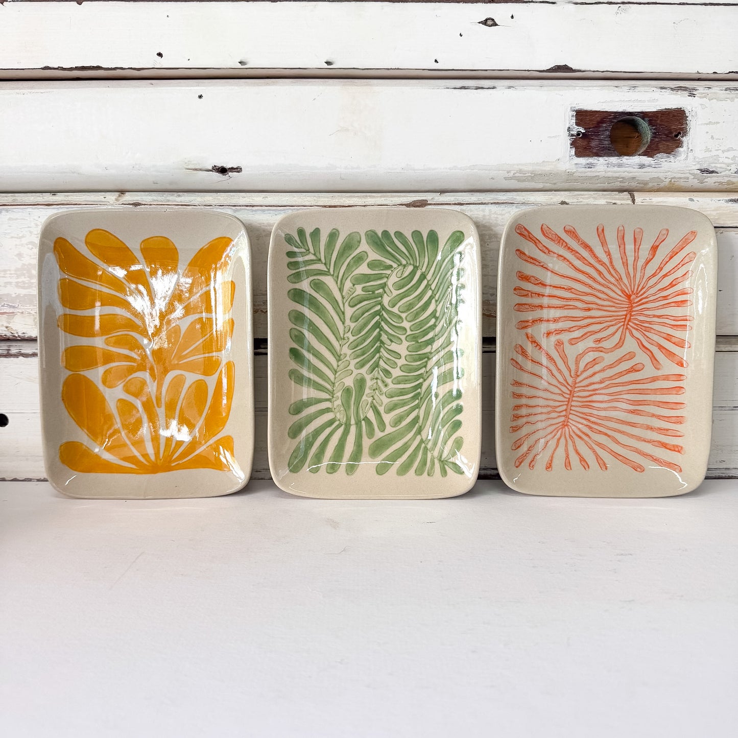 Coral Yellow Plate
