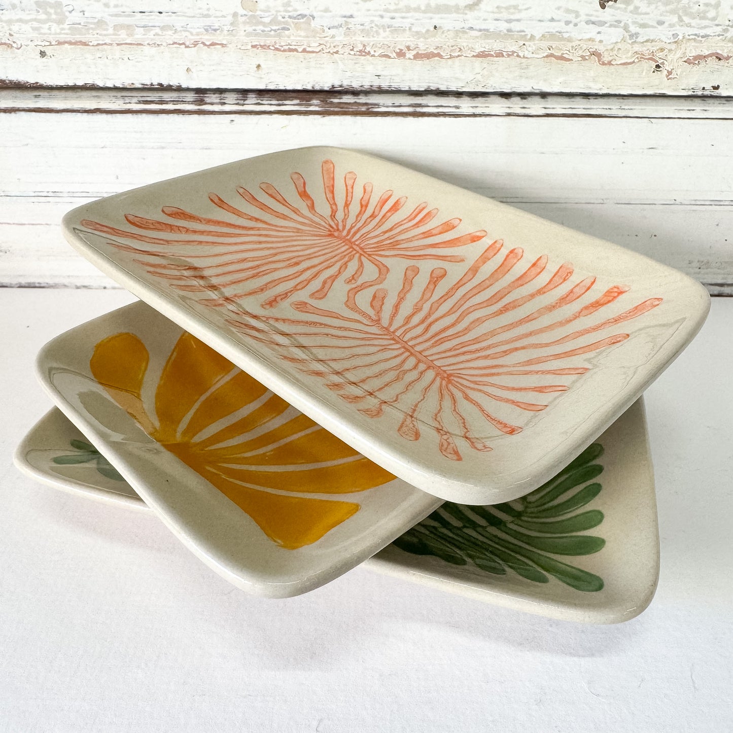 Coral Yellow Plate
