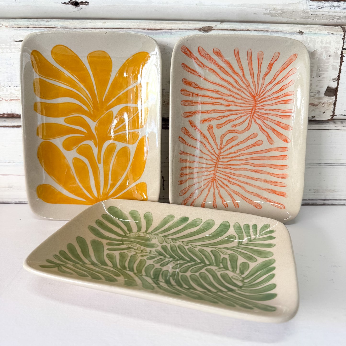 Coral Yellow Plate