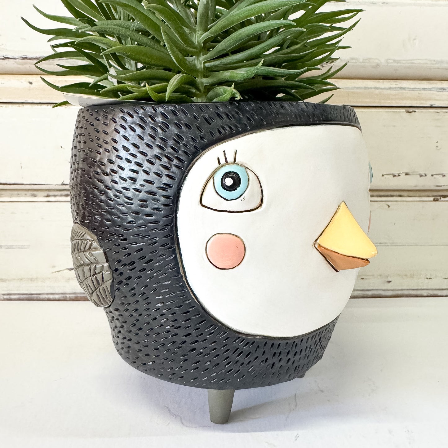 Birdie Black Planter