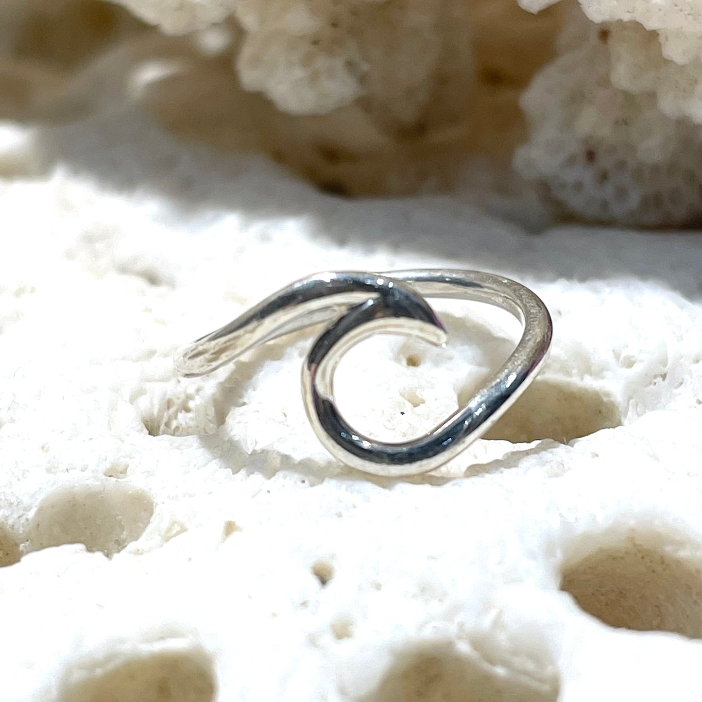 Wave Shaped Toe Ring